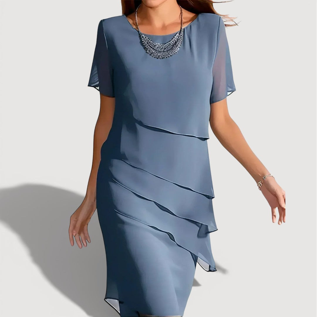 Patricia | Layered Midi Dress