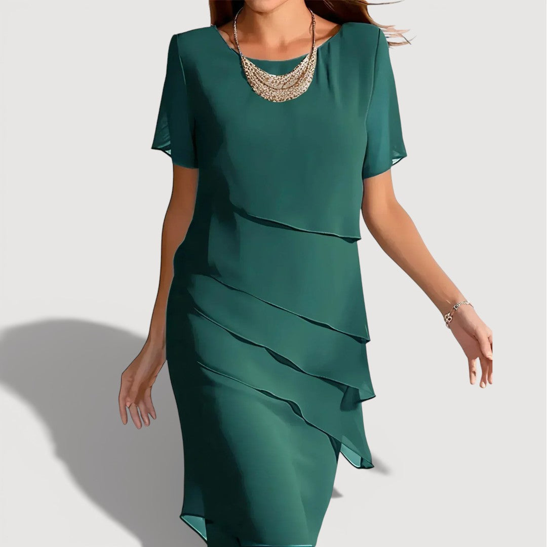Patricia | Layered Midi Dress