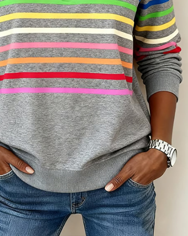 Susan™ | Casual Comfort Sweater with Colourful Style