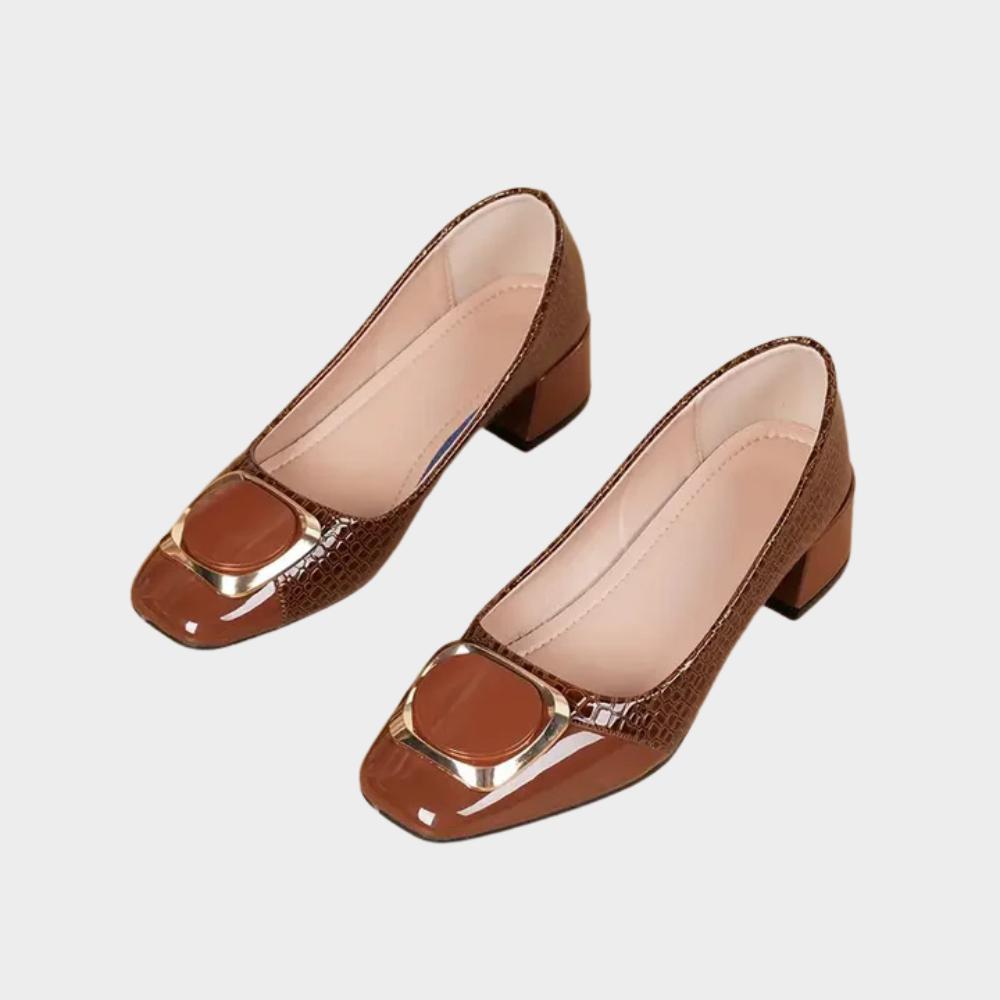 Marcella | Supportive Low-Heeled Closed Toe Sandals