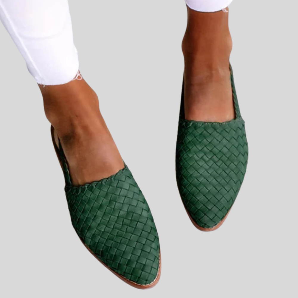 NATALIE | STYLISH WOVEN STLE SANDALS