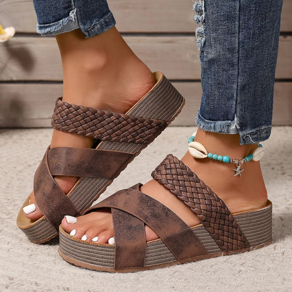 Abigail – Supportive Leather Strap Summer Sandals
