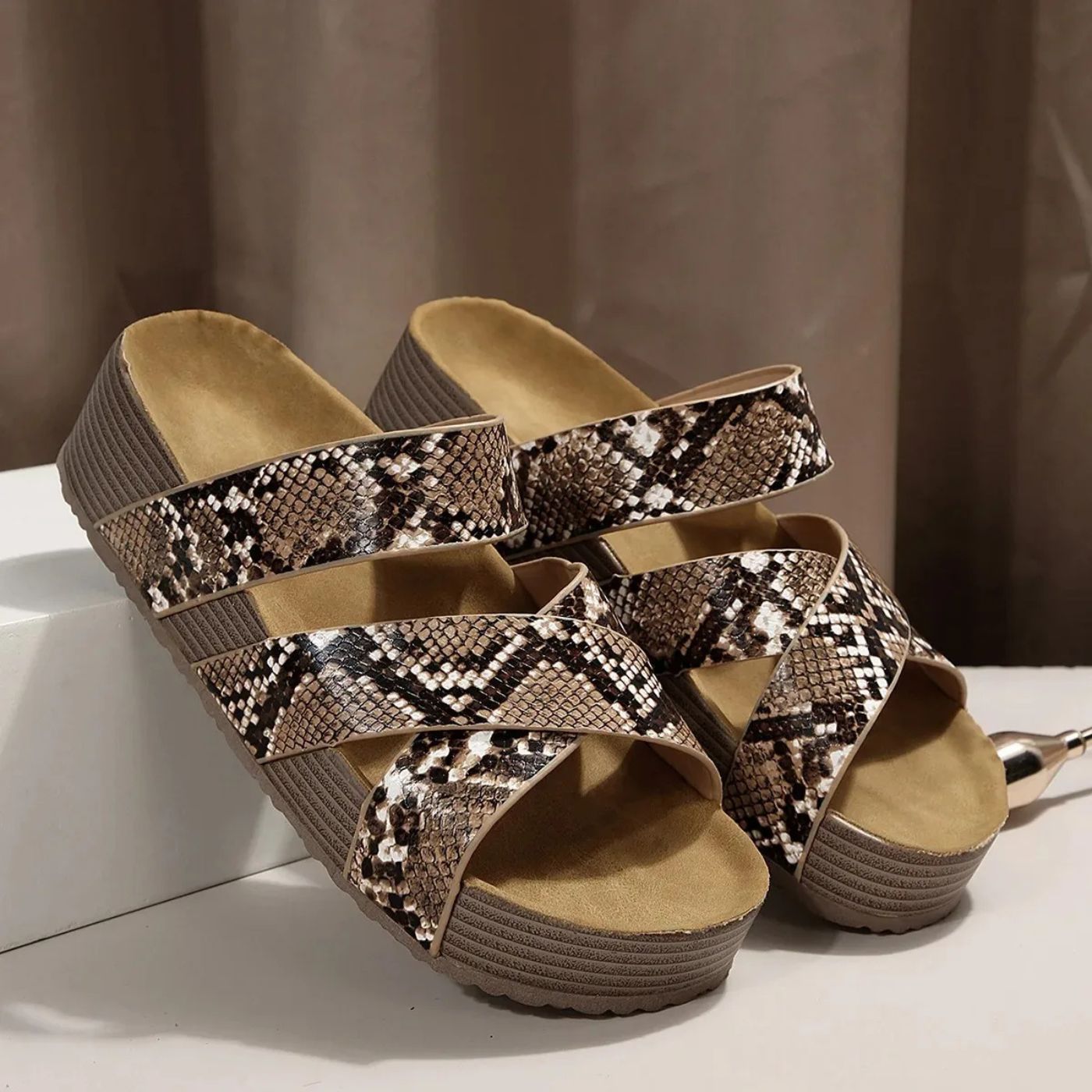 Abigail – Supportive Leather Strap Summer Sandals