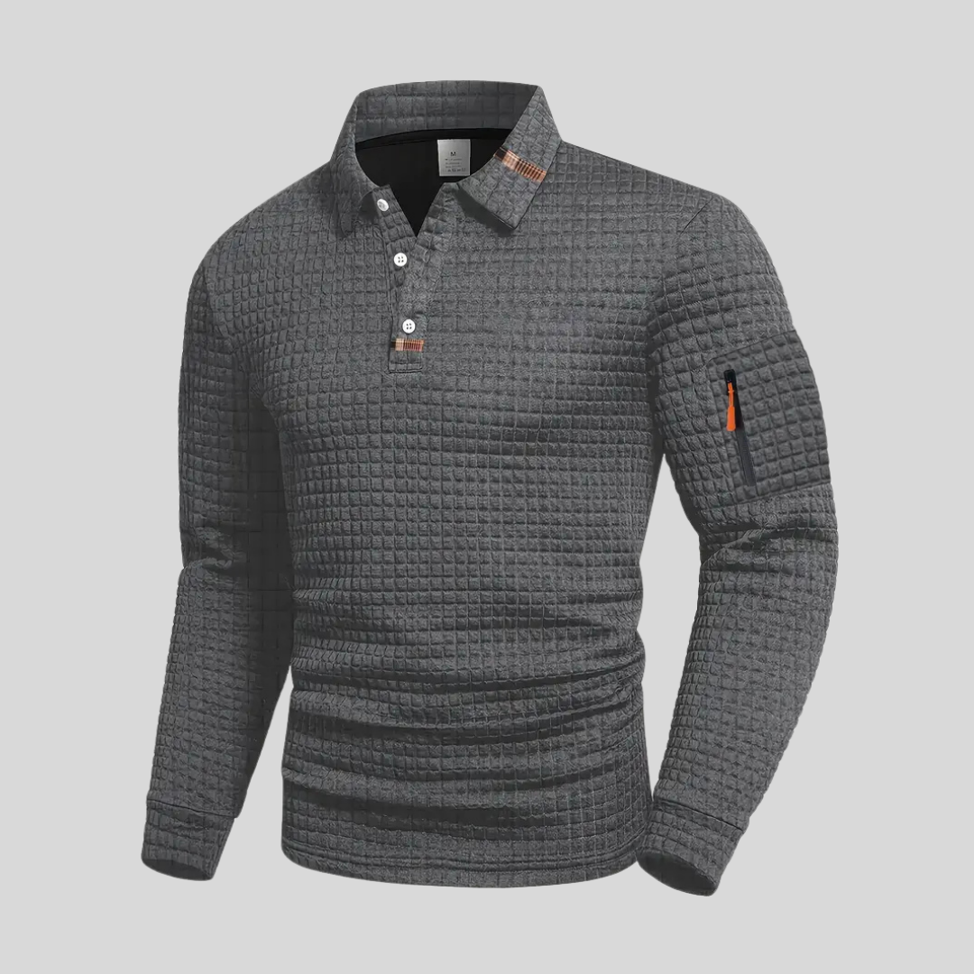 Aaron™ | Classic Polo Shirt with Sleeve Pocket