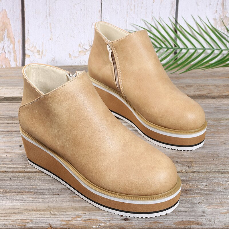 MARJORIE™ – Stylish Ankle Boots with a Lengthening Look