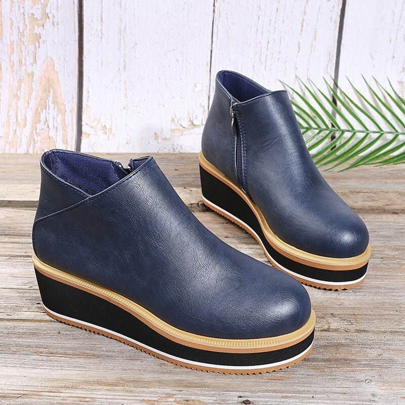 MARJORIE™ – Stylish Ankle Boots with a Lengthening Look