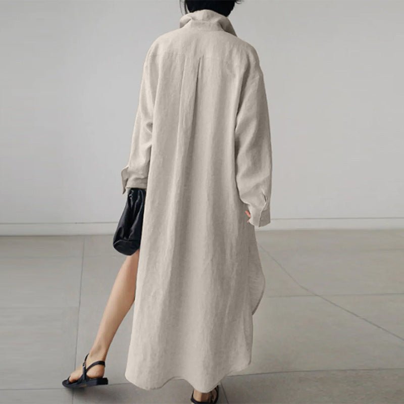 Oversized Linen Shirt Dress | Effortless Style | Lightweight & Breathable | Casual Wear