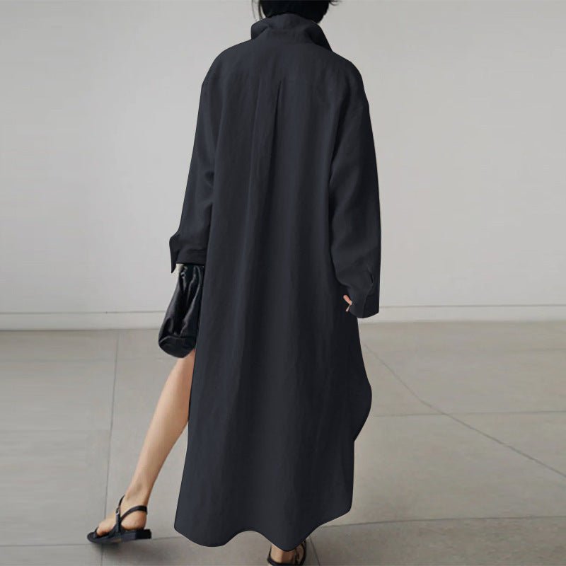 Oversized Linen Shirt Dress | Effortless Style | Lightweight & Breathable | Casual Wear