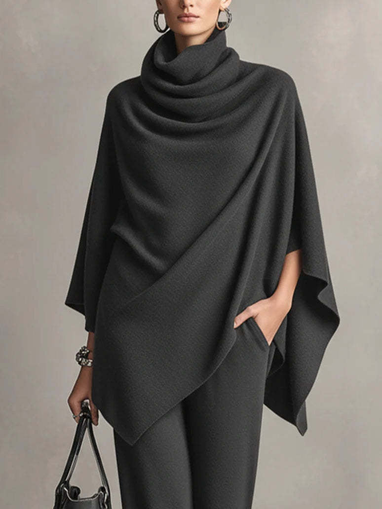 Helen™ | Elegant Drape Two-Piece Set