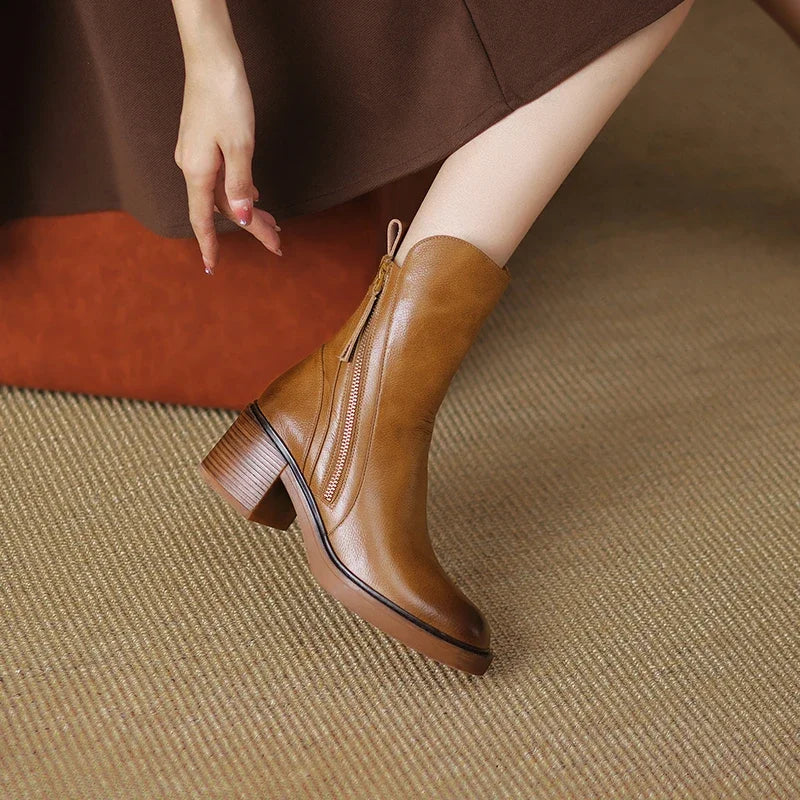 DOROTHY™ – Leather Ankle Boots