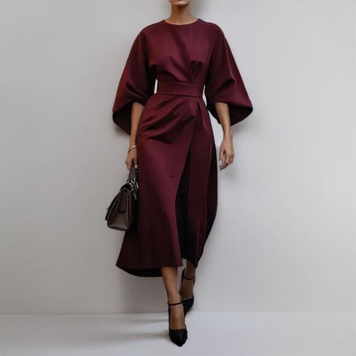 Amara | Maxi Dress with Kimono Sleeve