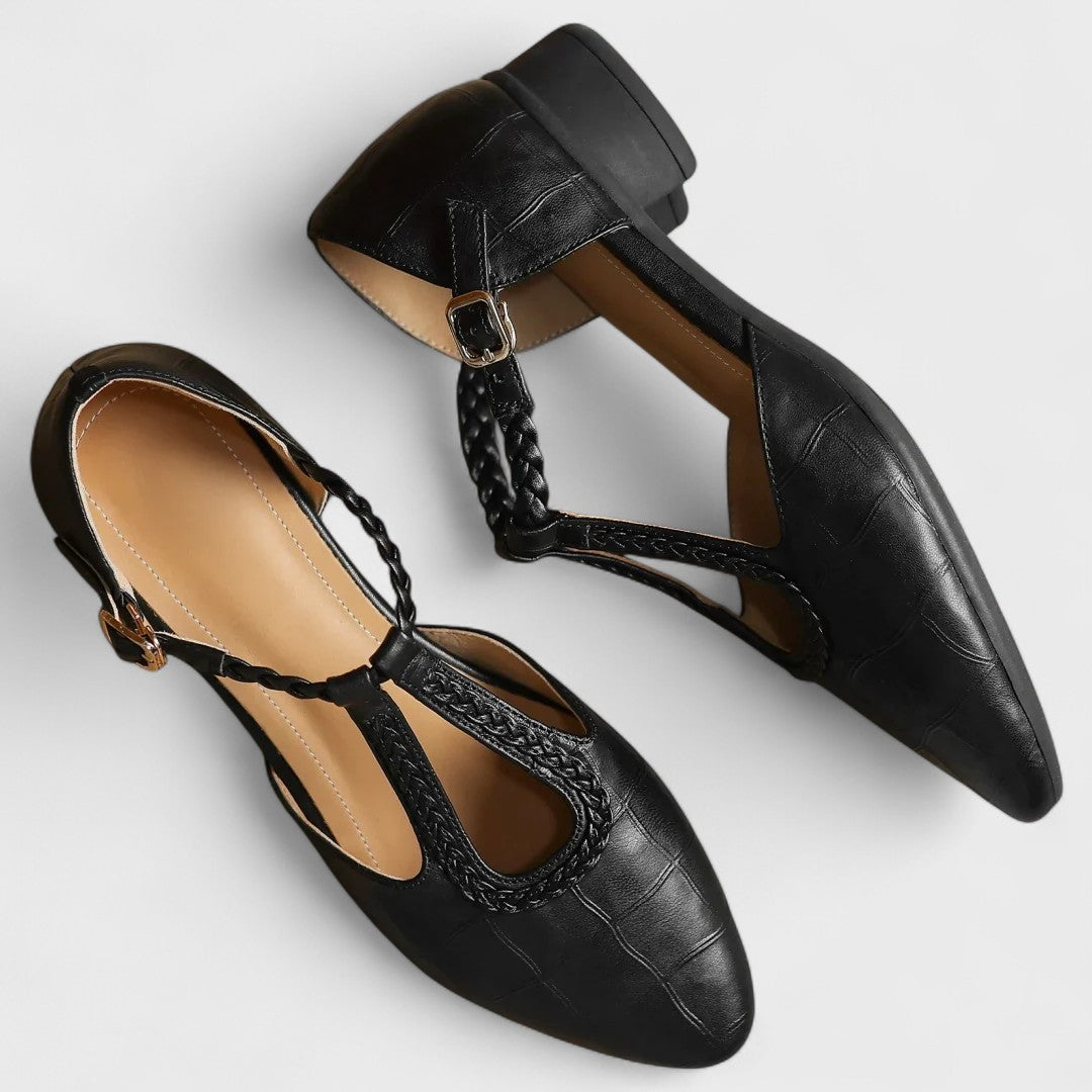 Elena - Leather Supportive Shoes