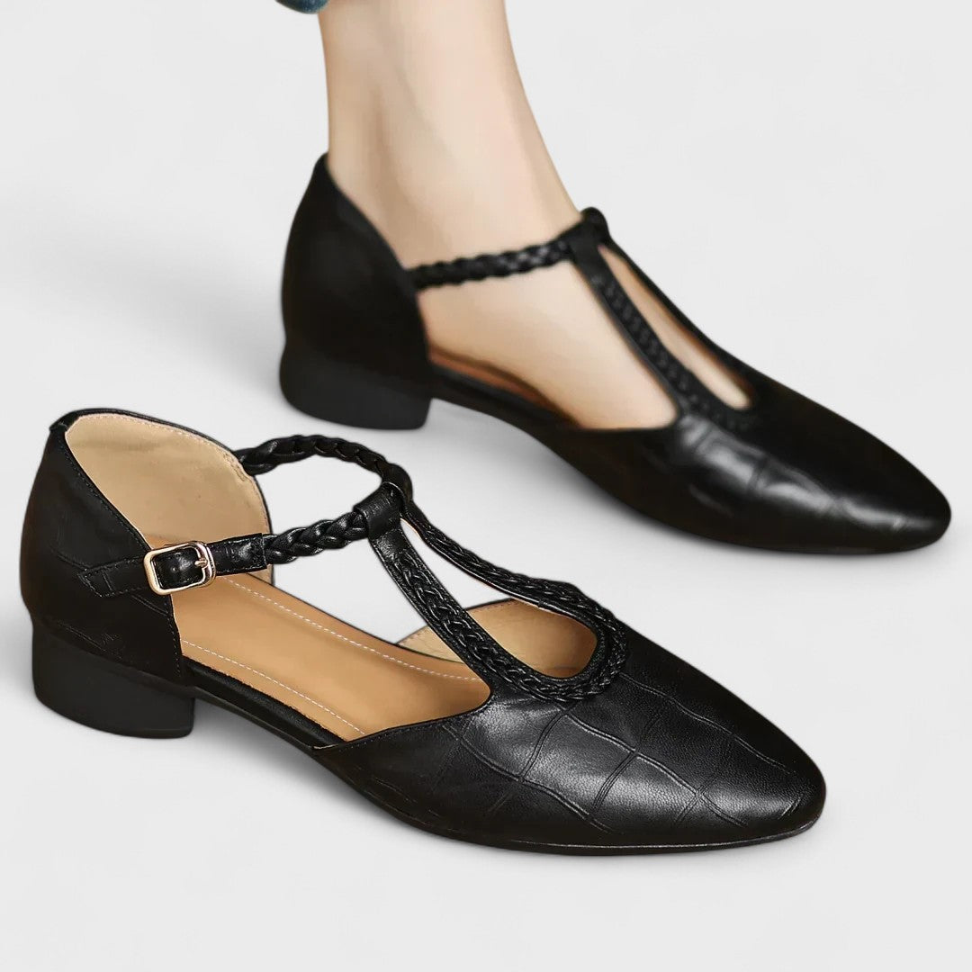 Elena - Leather Supportive Shoes