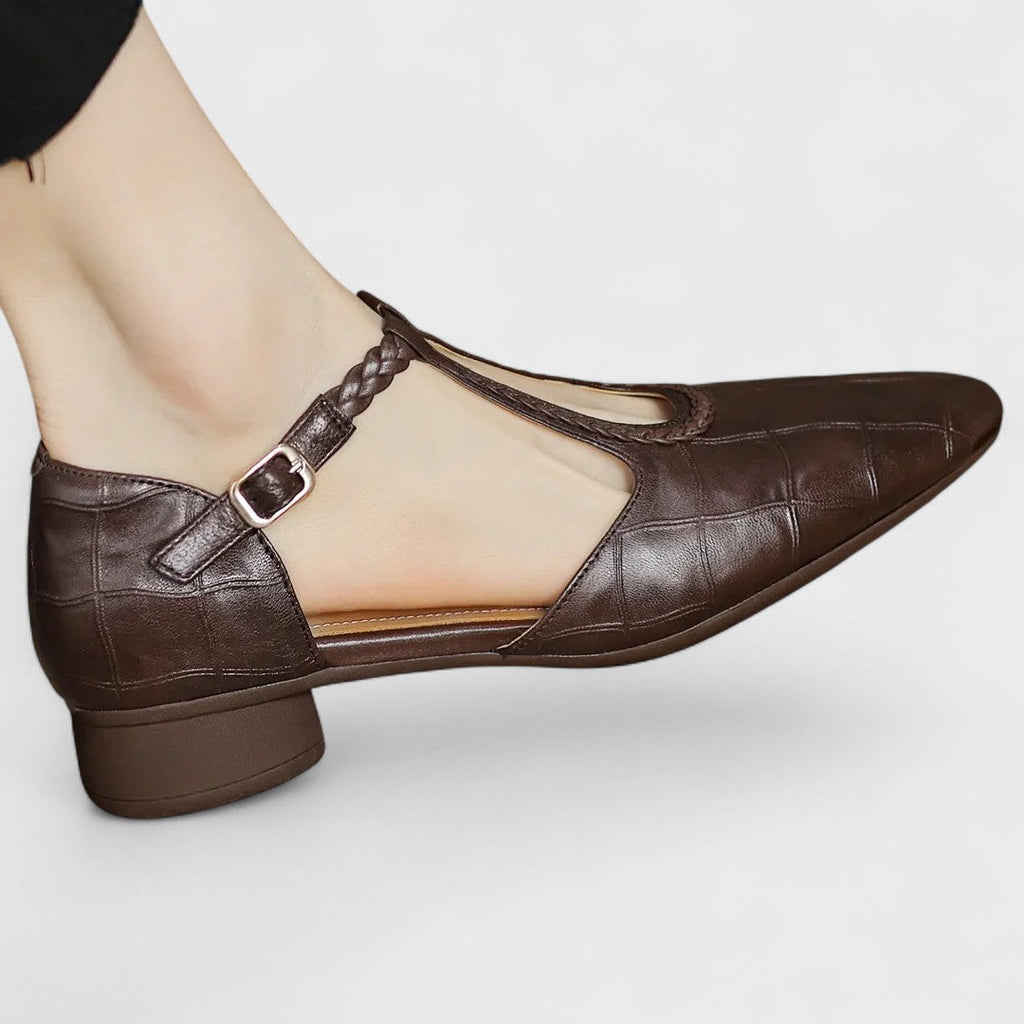 Elena - Leather Supportive Shoes