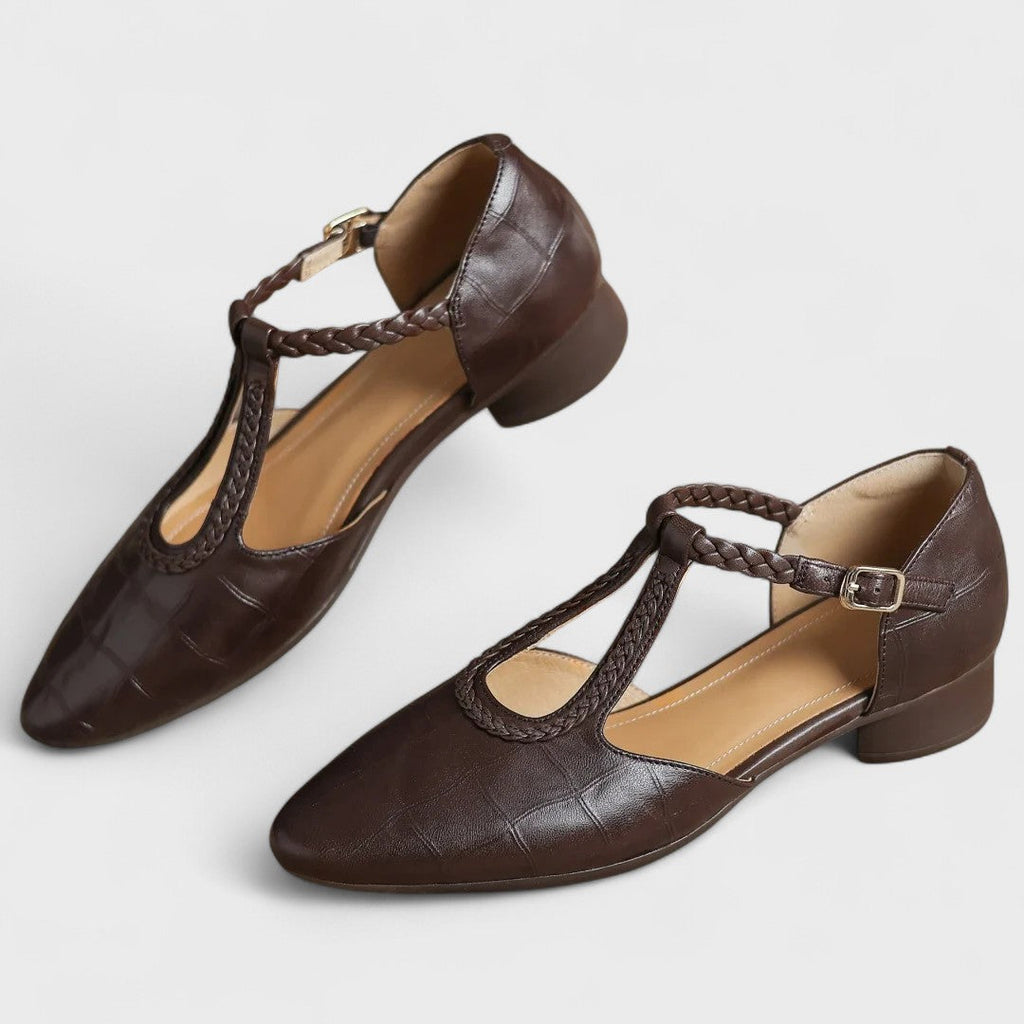 Elena - Leather Supportive Shoes