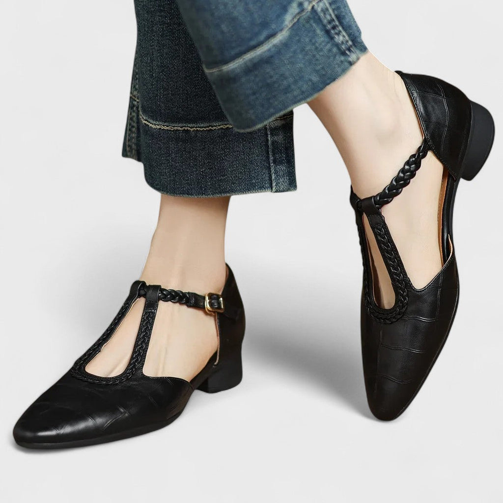 Elena - Leather Supportive Shoes