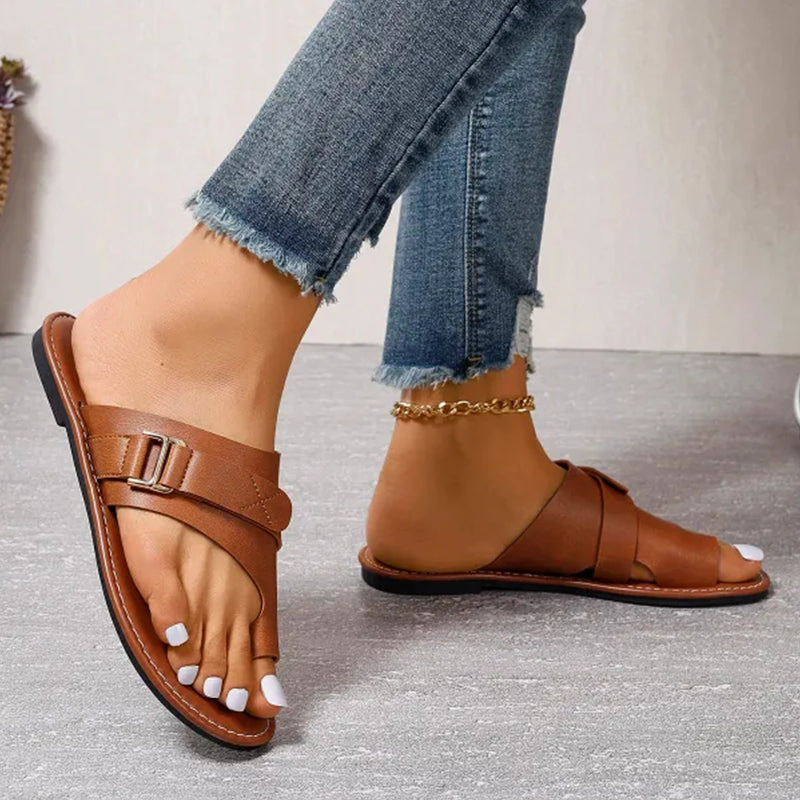 Women's Lightweight Supportive Leather Sandals