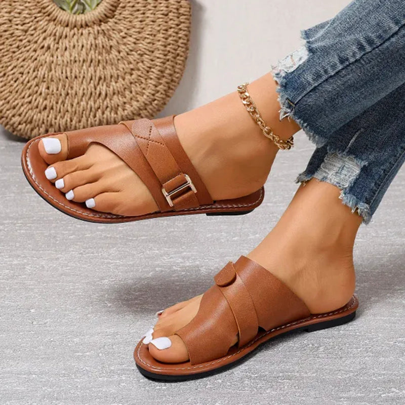 Women's Lightweight Supportive Leather Sandals