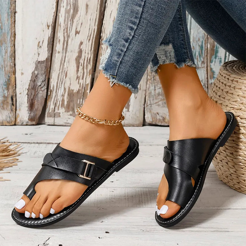 Women's Lightweight Supportive Leather Sandals