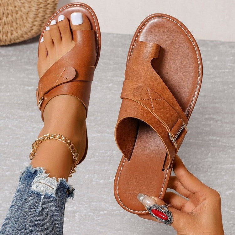 Women's Lightweight Supportive Leather Sandals